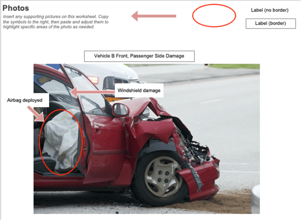 Labeled-Car Damage Image