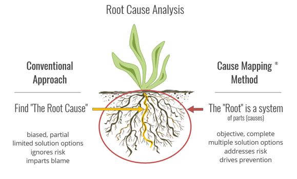 Multiple causes roots