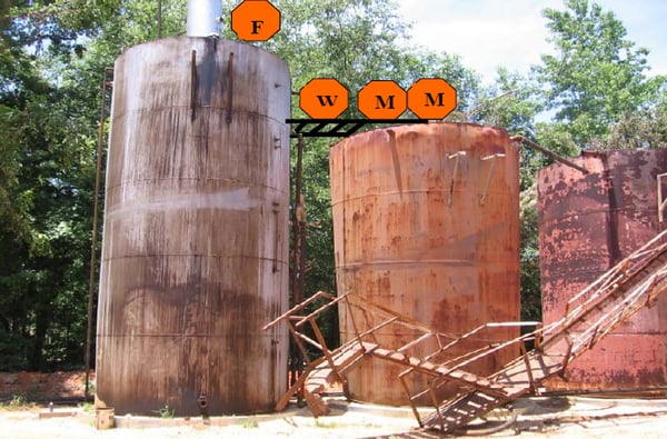 Oil Field explosion - tank diagram