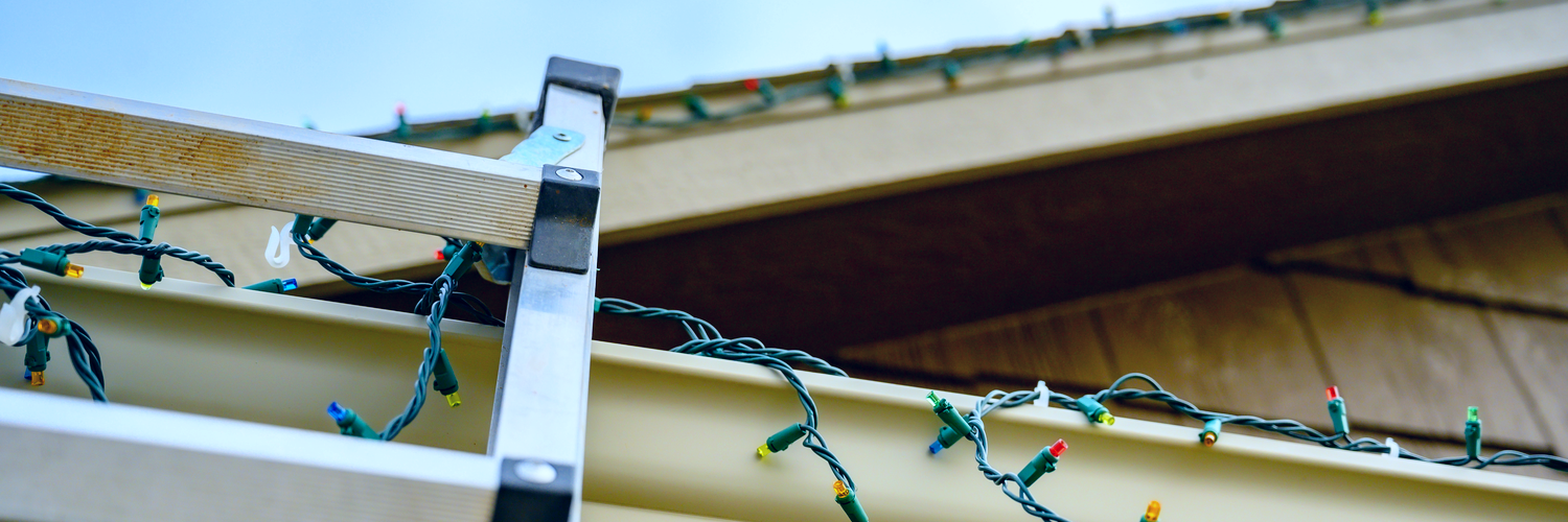 Holiday Hazards How to Not Fall Off Your Ladder Hanging Christmas Lights